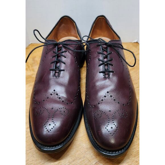 Allen Edmonds Other - Allen Edmonds Fairfax Dress Shoes 10.5 B Burgundy Calf Leather Wholecut Oxfords